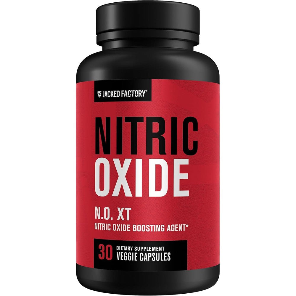 Jacked Factory N.O. XT Nitric Oxide Supplements for Men w/Nitrosigine L Arginine L Citrulline Supplement for Muscle Pumps & Vascularity - Pre Workout Nitric Oxide Booster & Muscle Builder - 30 Caps