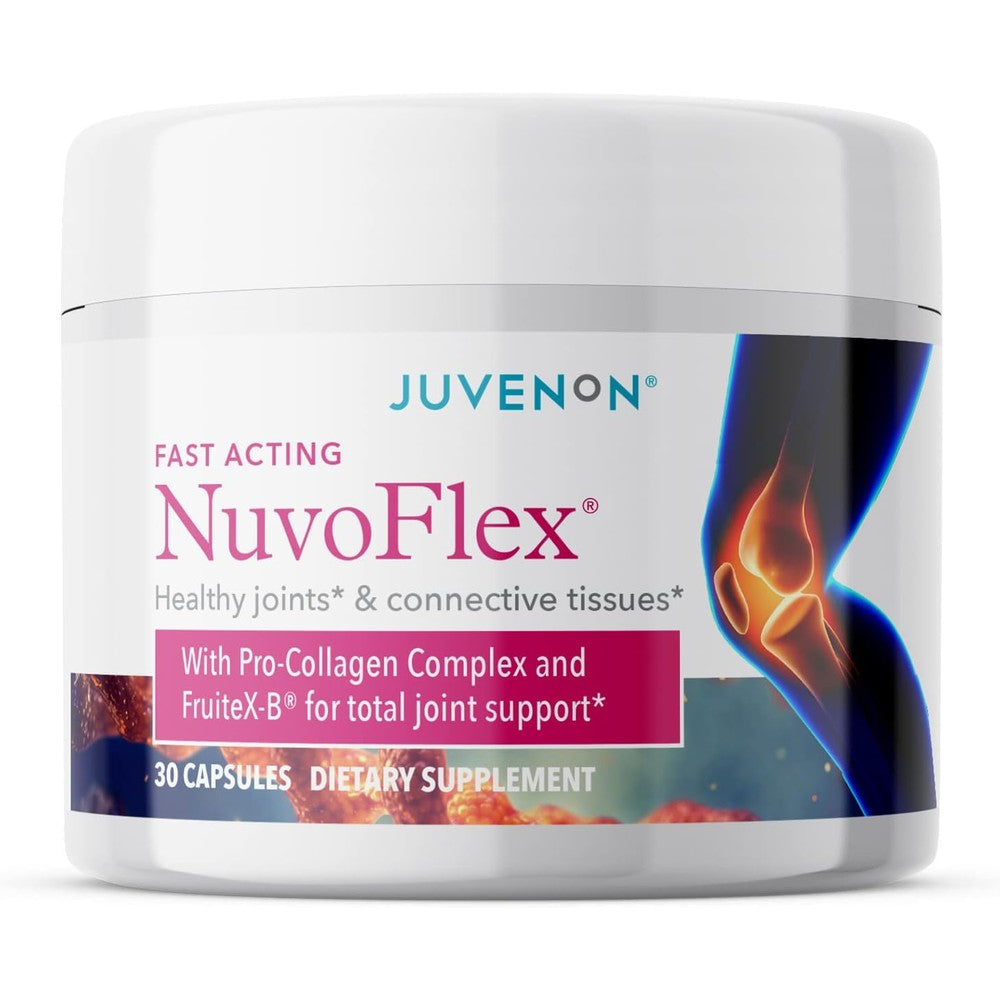 Juvenon NuvoFlex | Joint Support Supplement with Glucosamine, Chondroitin, Vitamin K, B, Mobility & Relief (30 Capsules)