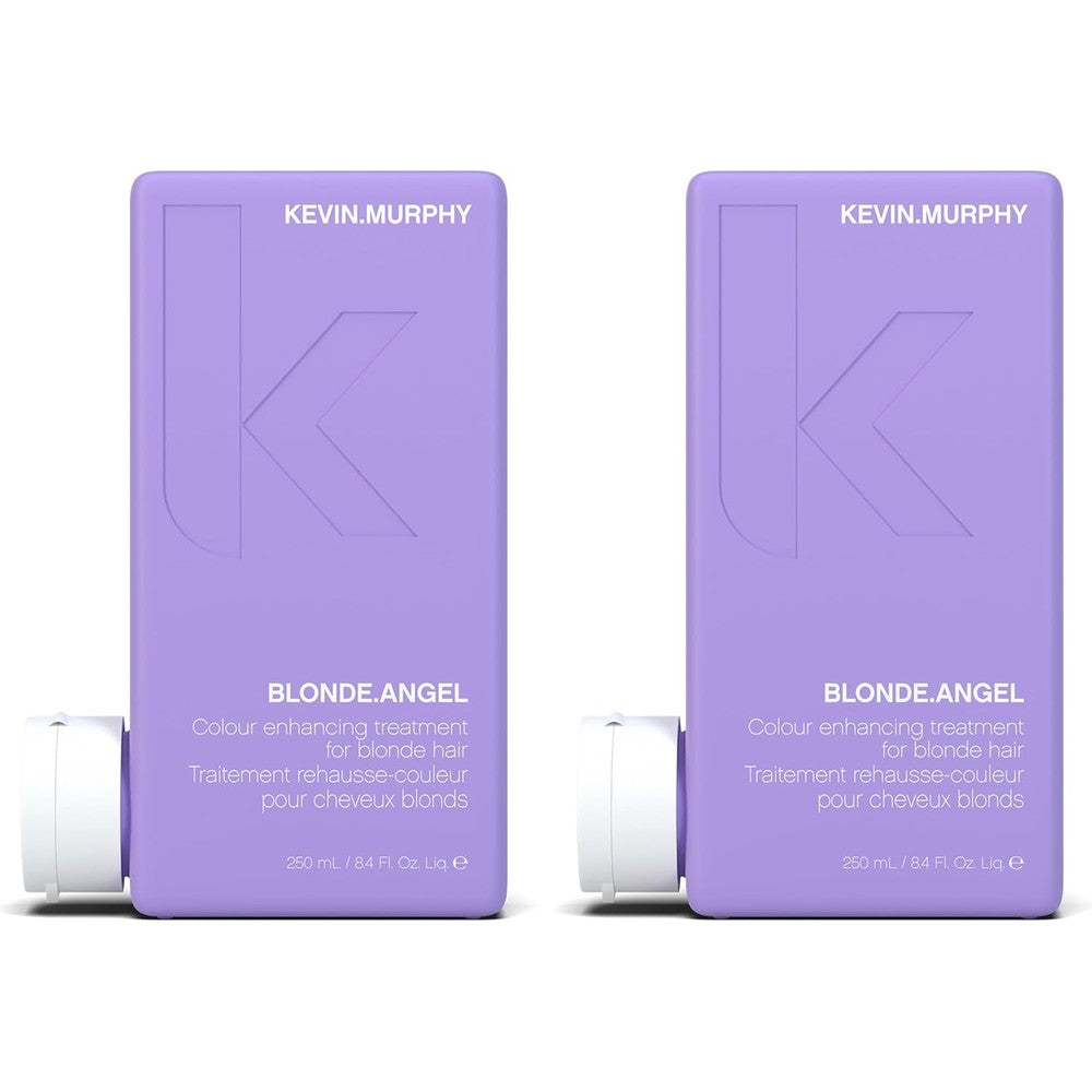 KEVIN.MURPHY BLONDE.ANGEL - Blonde Colour Conditioner - For Bleached, Highlighted & Grey Hair - Moisturising Blonde Conditioner - Colour Safe - 250 mL / 8.4 fl oz (Pack of 2)