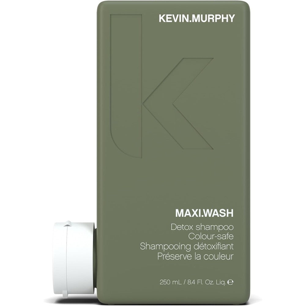 KEVIN.MURPHY MAXI.WASH - Detox Shampoo - Removes Build-Up & Minerals - Colour Safe - Scalp Shampoo - Sulphate Free & Paraben Free - 250 mL / 8.4 fl oz