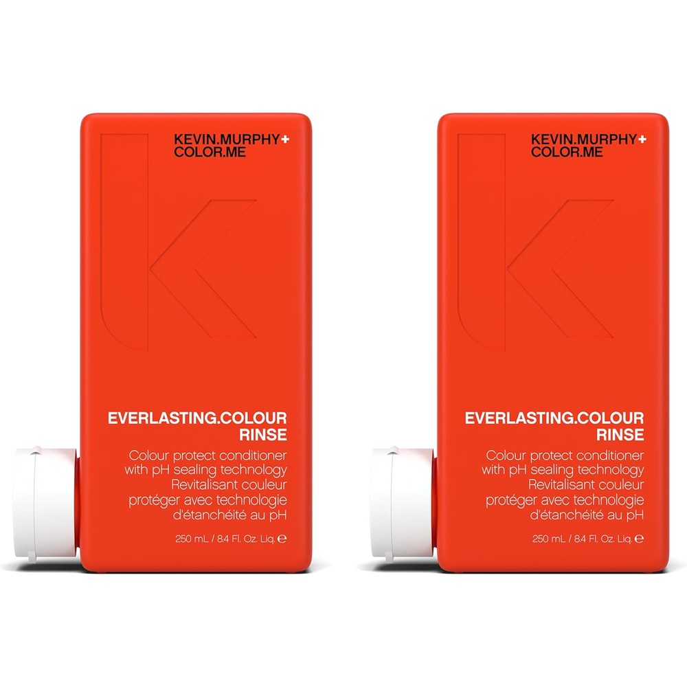 KEVIN.MURPHY EVERLASTING.COLOUR RINSE - Hair Colour Conditioner - Colour Protect Hair Care - pH Balanced Conditioner - Sulphate Free - 250 mL / 8.4 fl oz (Pack of 2)