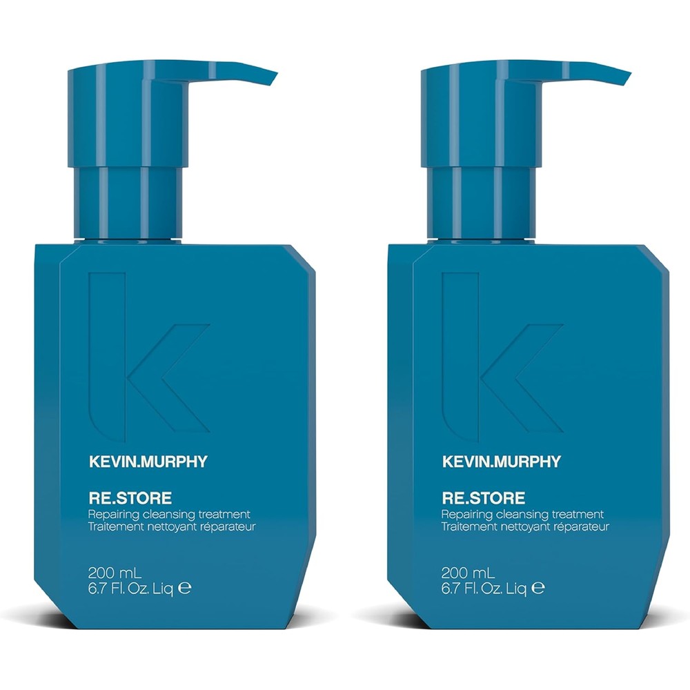 KEVIN.MURPHY RE.STORE - Cleansing Treatment - For Dry, Damaged & Overprocessed Hair - Damaged Hair Repair - With Amino Acids & Fruit Enzymes - Sulphate Free Hair Care - 200 mL / 6.7 fl oz (Pack of 2)