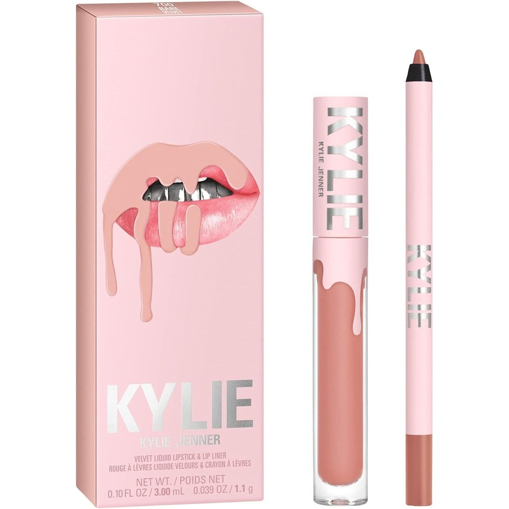 Kylie Jenner Cosmetics Lip Kit Bare Long lasting Liquid Lipstick With Lip Liner