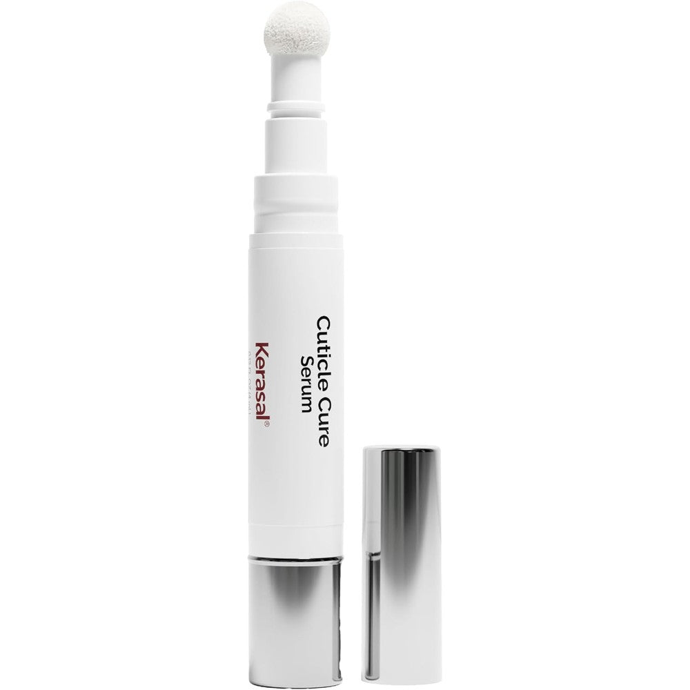 Kerasal Cuticle Cure Serum tube with soft cushion tip applicator for dry nail beds