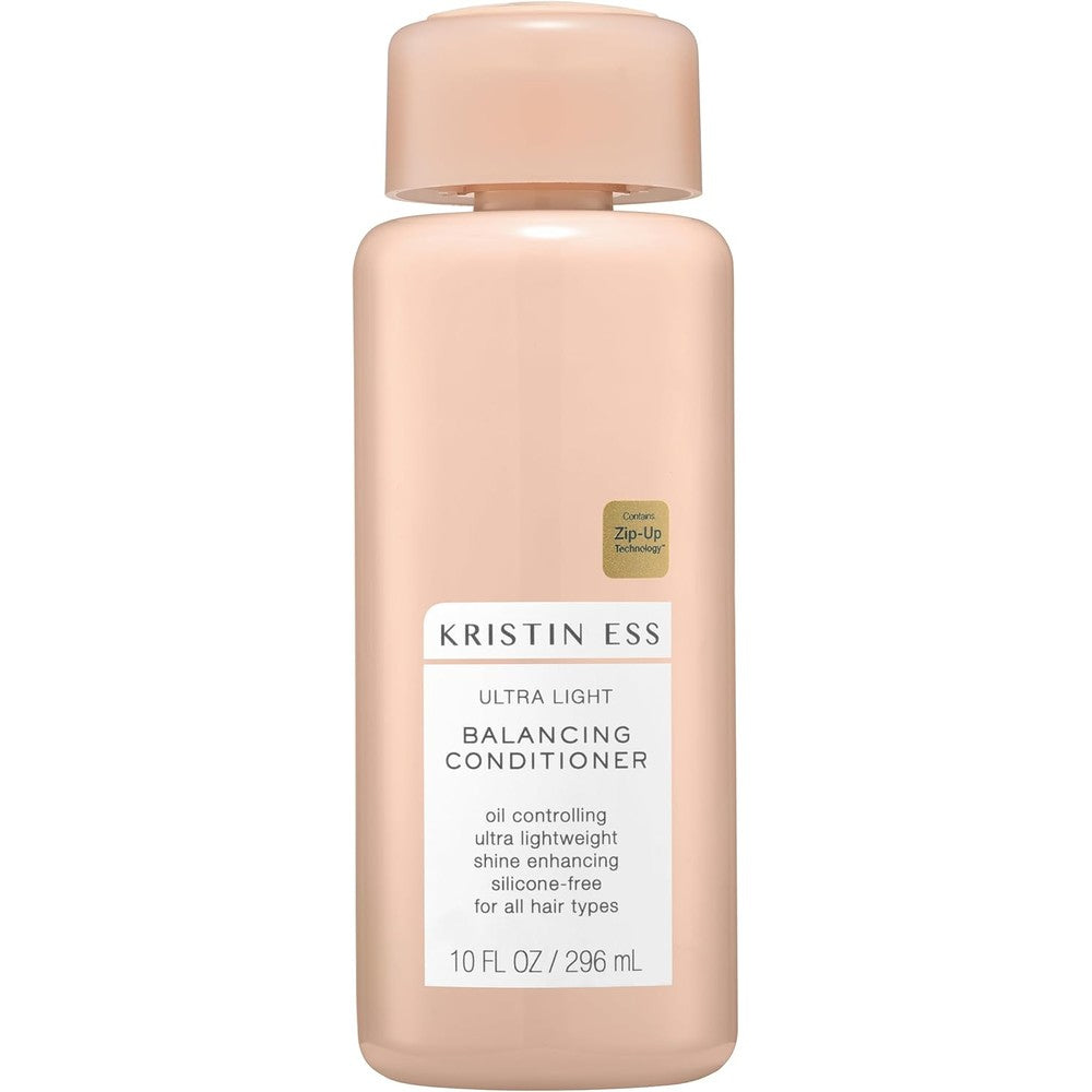 Kristin Ess Lightweight Balancing Conditioner, 10 oz + pH Balancing Weightless Leave-In Conditioner - Hydrating, Strengthening, Salon Quality Hair Care