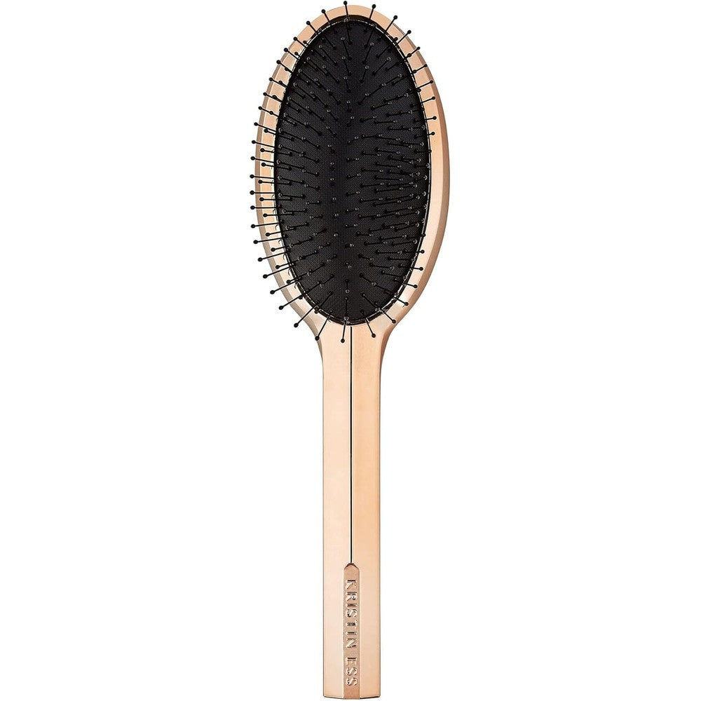 Kristin Ess Style Assist Medium Detangling Hair Brush For Thick, Thin, Straight, Curly, Wavy + All Hair Types - Detangling + Shine Boosting Salon Brush