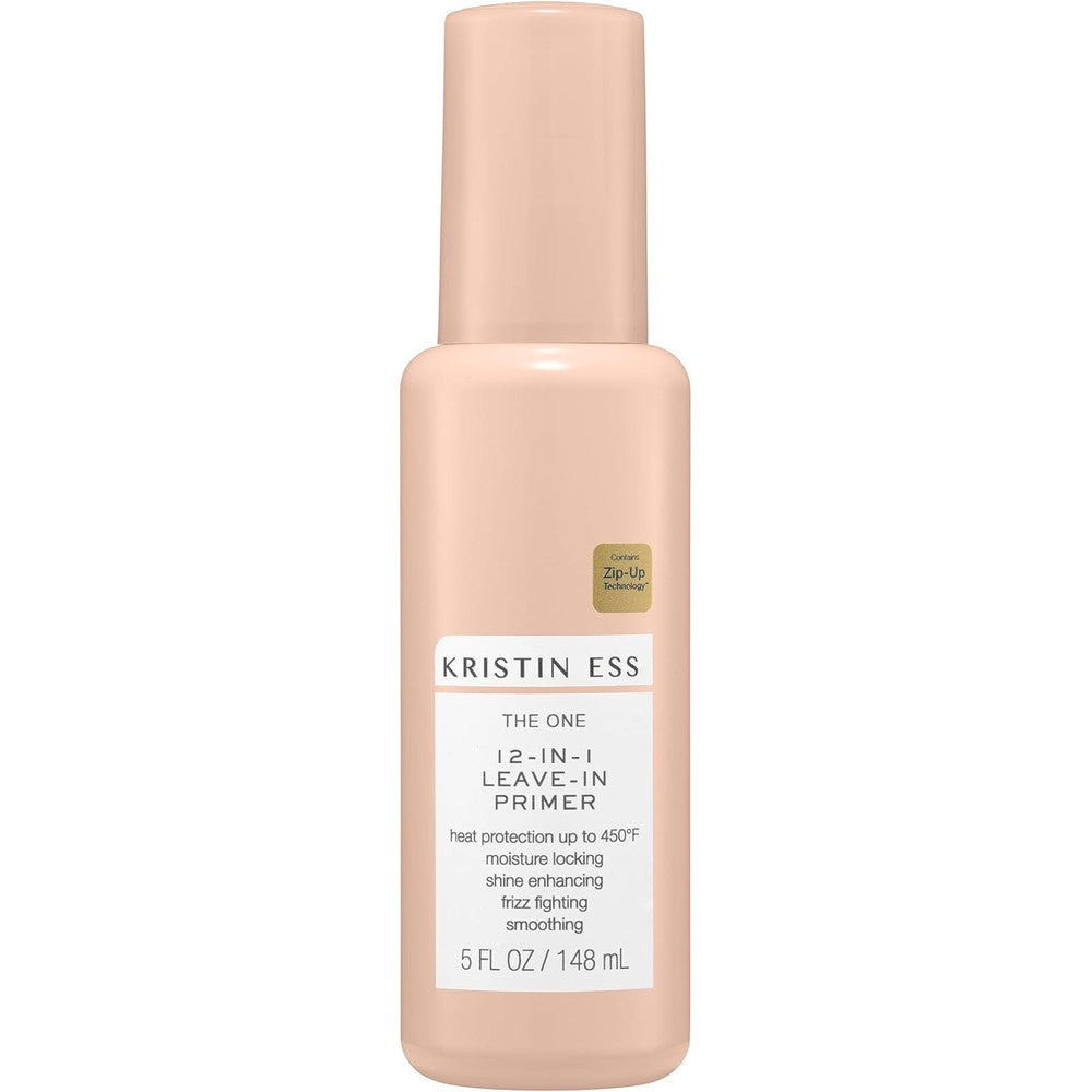 Kristin Ess 12-in-1 Leave-In Conditioner & Heat Protectant Spray - Heat Protection 450 degreesF - Blow Dry + Flat Iron Dry Damaged Hair Protect + Repair - Anti-Frizz Detangler - Color Safe Heat Protectant