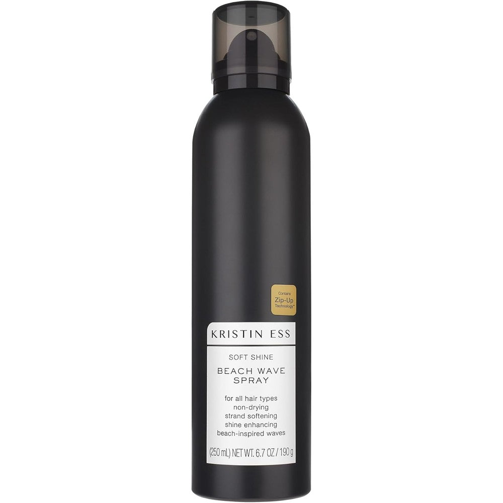 Kristin Ess Hair Soft Shine Beach Wave Hair Spray for Soft Texture + Shine, Non-Drying, Wavy Hair Styling Product, 6.7 oz