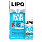 Lipo Kids Ear Pain Relief Drops & Fast Acting 4 Percent Lidocaine Formula for Swimmer's Ear, Cold & Flu, Allergies, Safe for Adults & Children