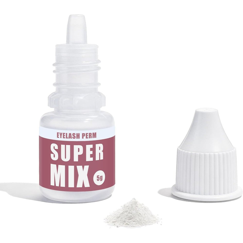 Lash Lift Powder Lomansa Korean Lash Lift Super Mix Solution Keratin Eyelash Lift Viscosity Enhancing - H1 Mix Viscosity