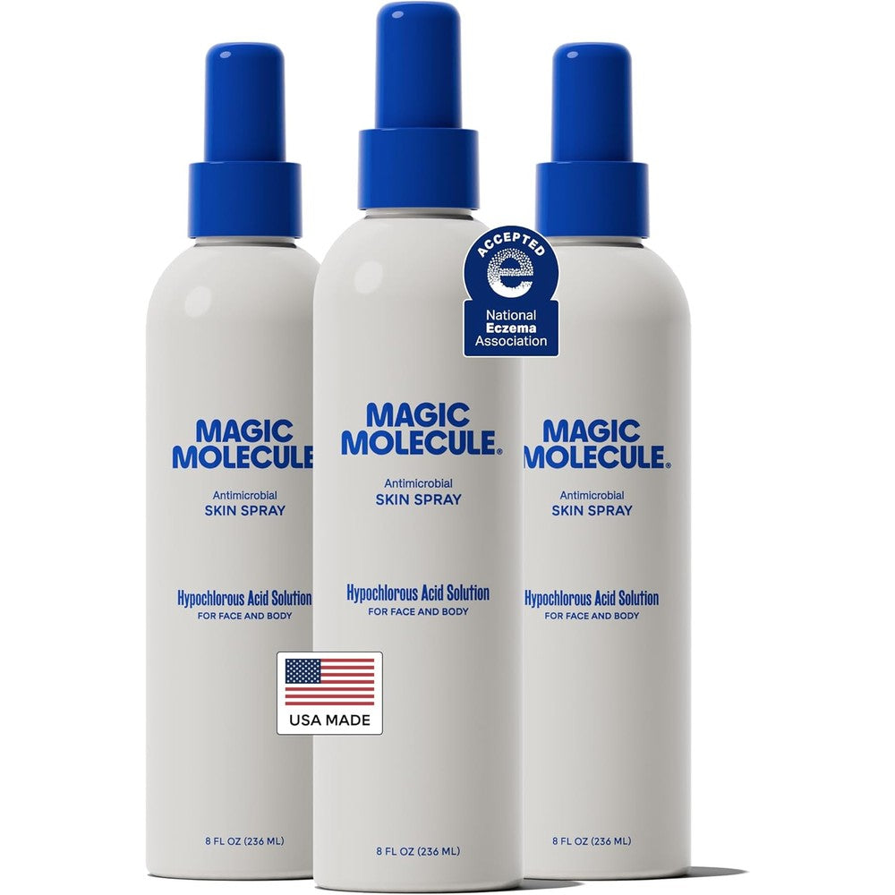Magic Molecule Skin Cleanser front view showing the 8 ounce bottle layout.