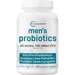 Micro Ingredients Probiotics for Men 100 Billion CFU front bottle view