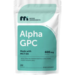 Micro Ingredients Alpha GPC 240 Softgels front view bottle container