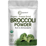Micro Ingredients Organic Broccoli Powder 1 Pound front view supplement packaging