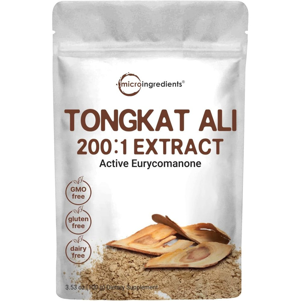 Micro Ingredients Tongkat Ali Extract Powder front view package