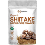 Micro Ingredients organic shiitake mushroom powder front view packaging