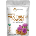 Micro Ingredients organic milk thistle powder pouch front view