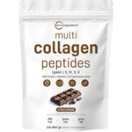 Micro Ingredients Multi Collagen Peptides Powder front view