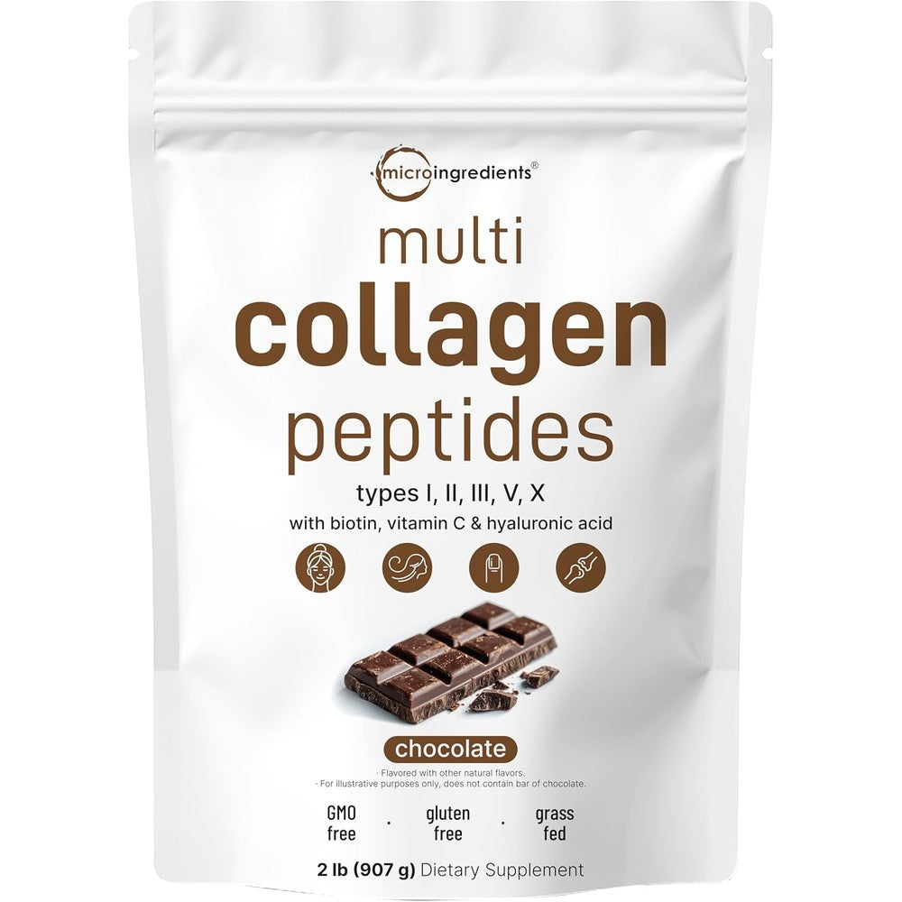 Micro Ingredients Multi Collagen Peptides Powder front view