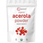 Micro Ingredients Organic Acerola Powder front view superfood supplement