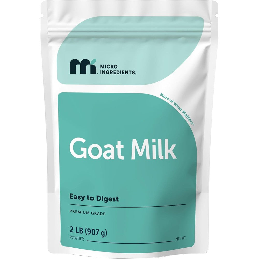 Micro Ingredients goat milk powder front view package
