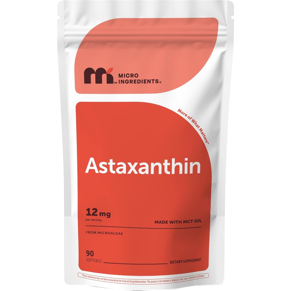 Dista-USA Micro Ingredients Astaxanthin 90 Softgels front view packaging