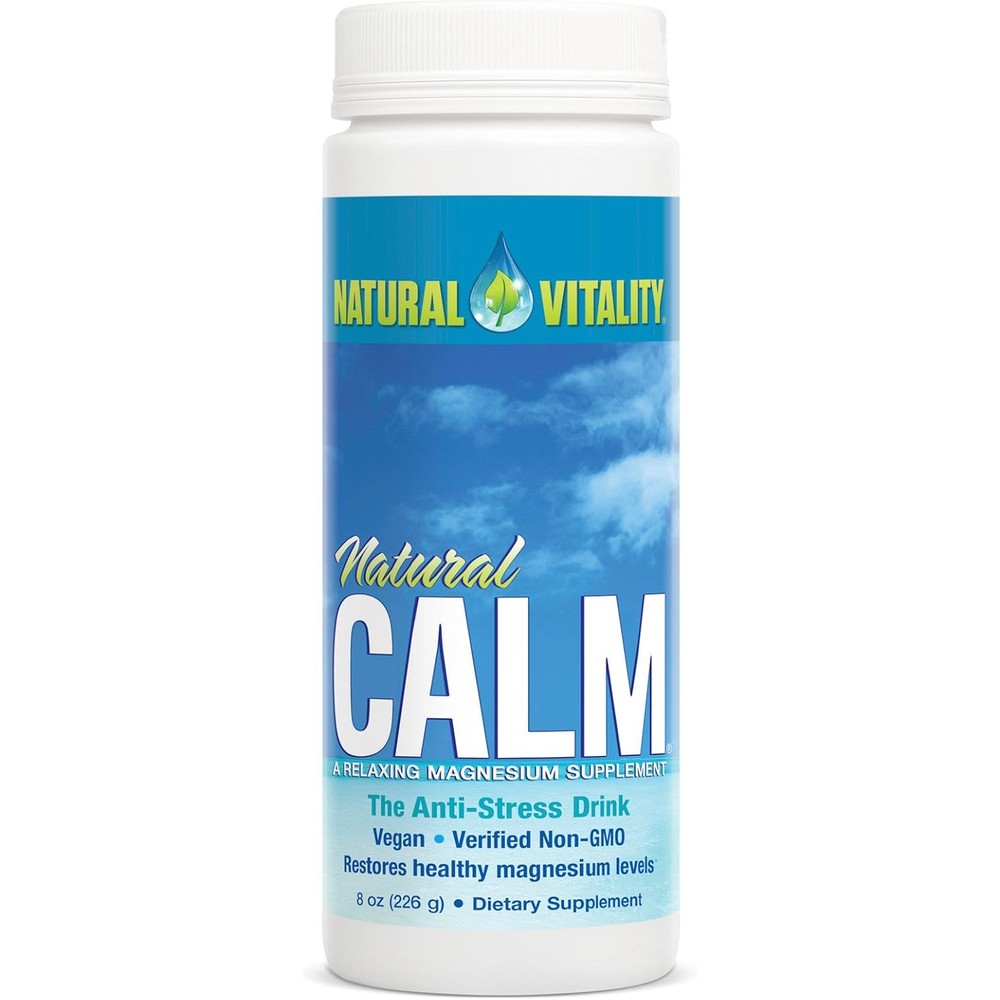 Natural Vitality Natural Calm Diet Supplement Unflavored 8 Ounce