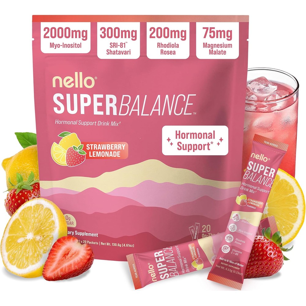 Nello Superbalance Hormonal Support Drink Mix front view