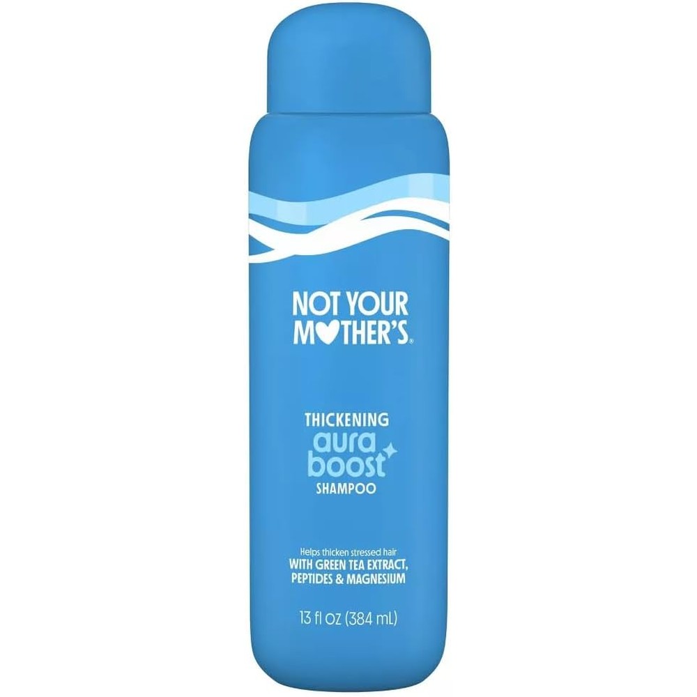 Not Your Mother's Aura Boost Thickening Shampoo front view bottle for fine hair volume.