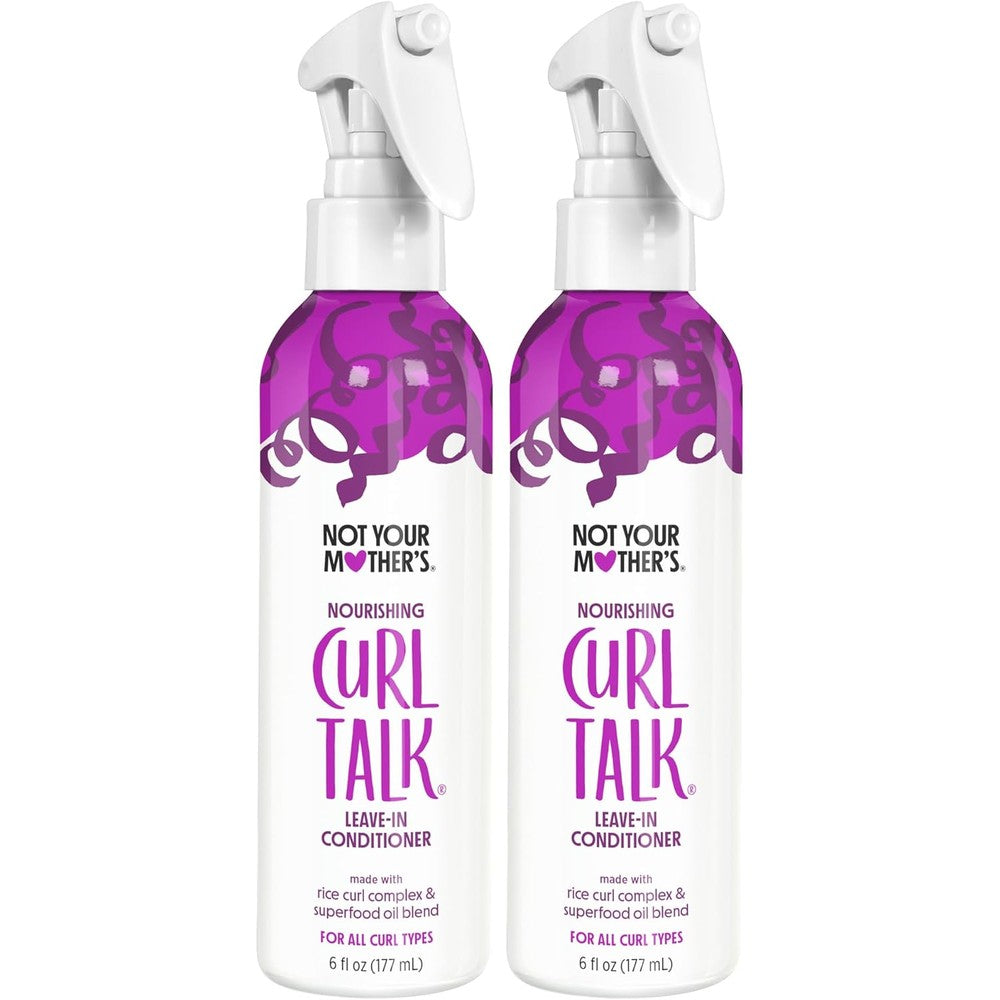 Not Your Mother's Curl Talk Leave-In Conditioner front view bottle pack for curly hair hydration