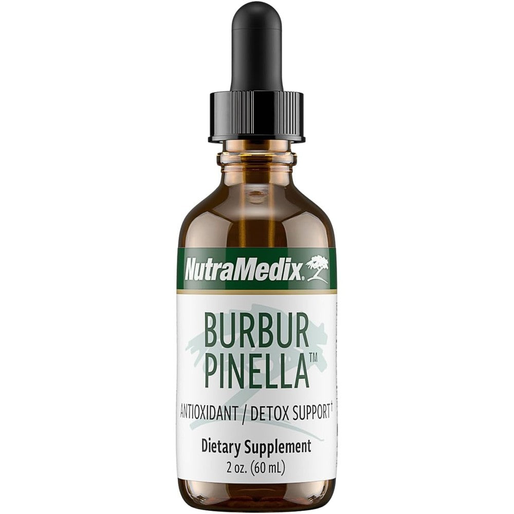 NutraMedix Burbur-Pinella Brain Health Supplements for Adults - Combat Brain Fog & Promote Nerve Support - Aid A Healthy Full Body Detox Cleanse - Bioavailable Liquid Format (2 oz / 60 ml)