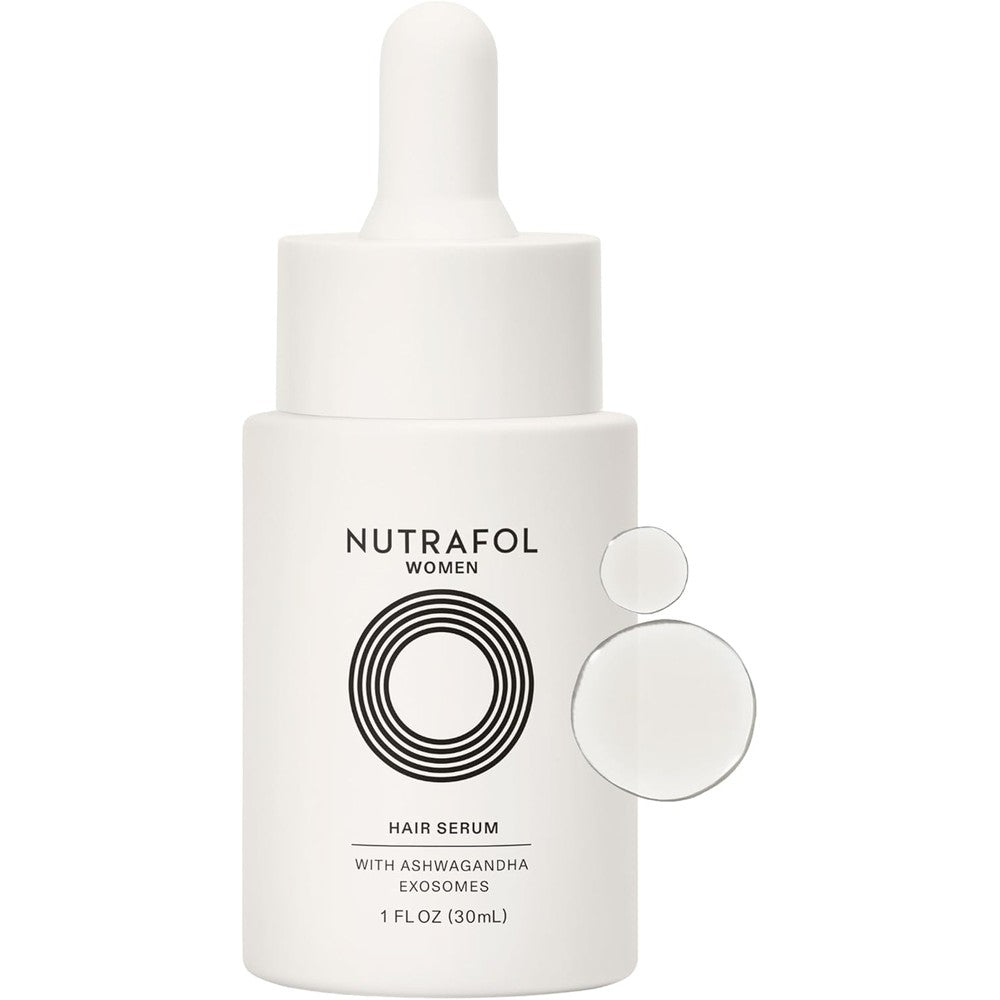 Nutrafol Women's Hair Serum front view bottle for thinning hair treatment