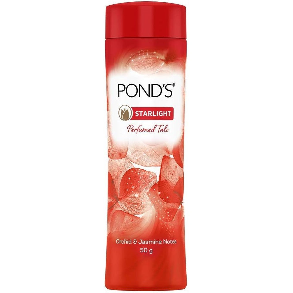 PONDS Starlight Talcum Powder With Orchid And Jasmine Sweat 50g, Pack Of 1