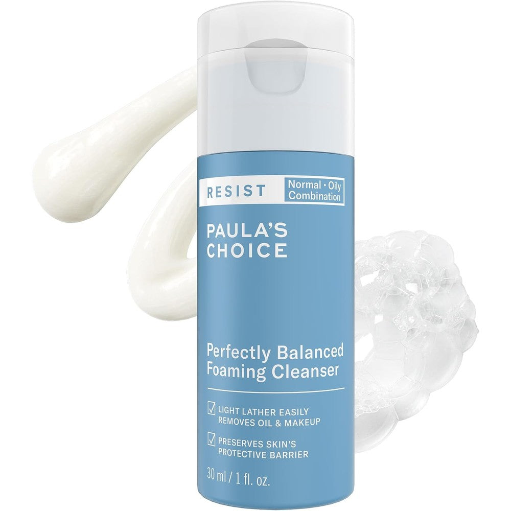 Paula's Choice Resist Perfectly Balanced Foaming Facial Cleanser bottle front view