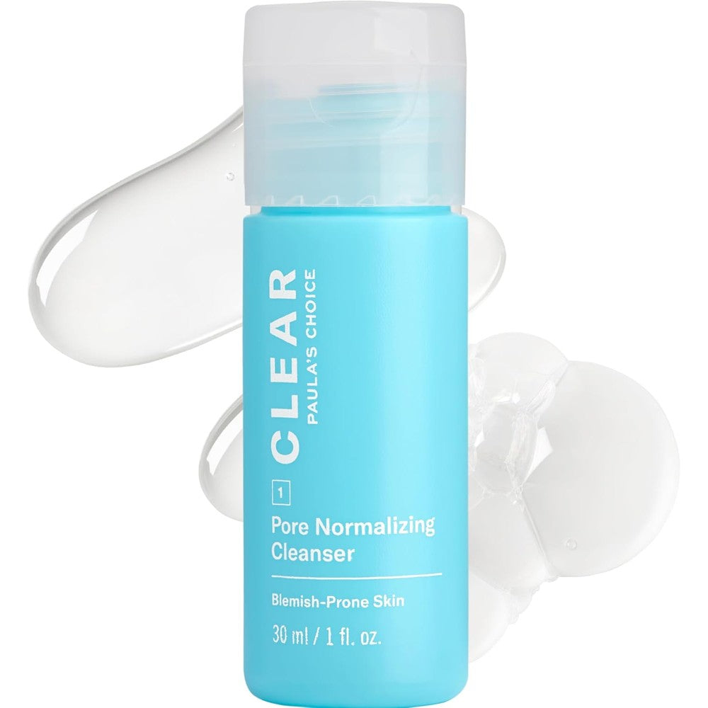Paula's Choice CLEAR Pore Normalizing Facial Cleanser 30ml front view bottle