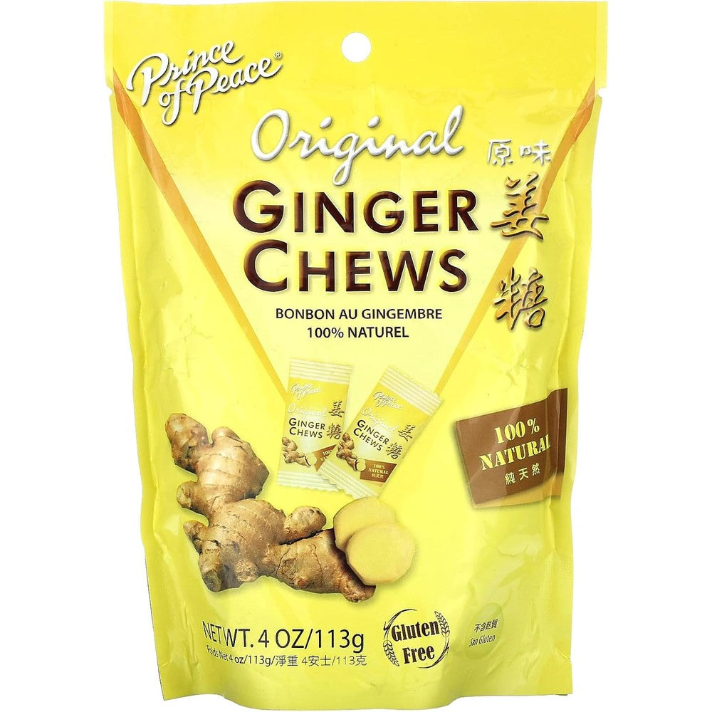 Ginger Chews Original Prince Of Peace 4 oz Bag