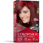 Revlon Colorsilk Beautiful Color, Permanent Hair Dye with Keratin, 100% Gray Coverage, Ammonia Free, 49 Auburn Brown
