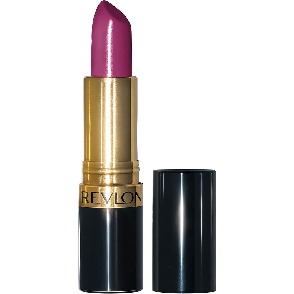 Revlon Super Lustrous Lipstick, Creamy Formula For Soft, Fuller-Looking Lips, Moisturized Feel, 771 Berry Crush, 0.15 oz