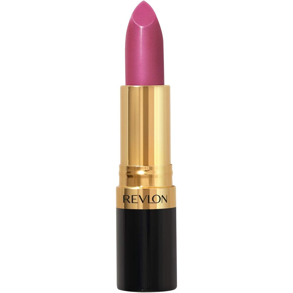 Revlon Super Lustrous Lipstick, Creamy Formula For Soft, Fuller-Looking Lips, Moisturized Feel, Fuchsia Shock (815), 0.15 oz