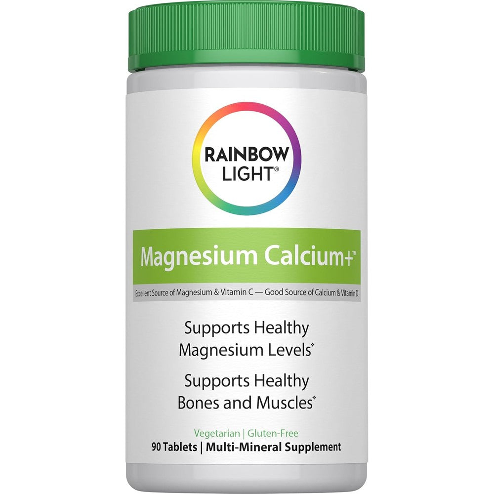 Rainbow Light, Magnesium Calcium Plus, 90-Count