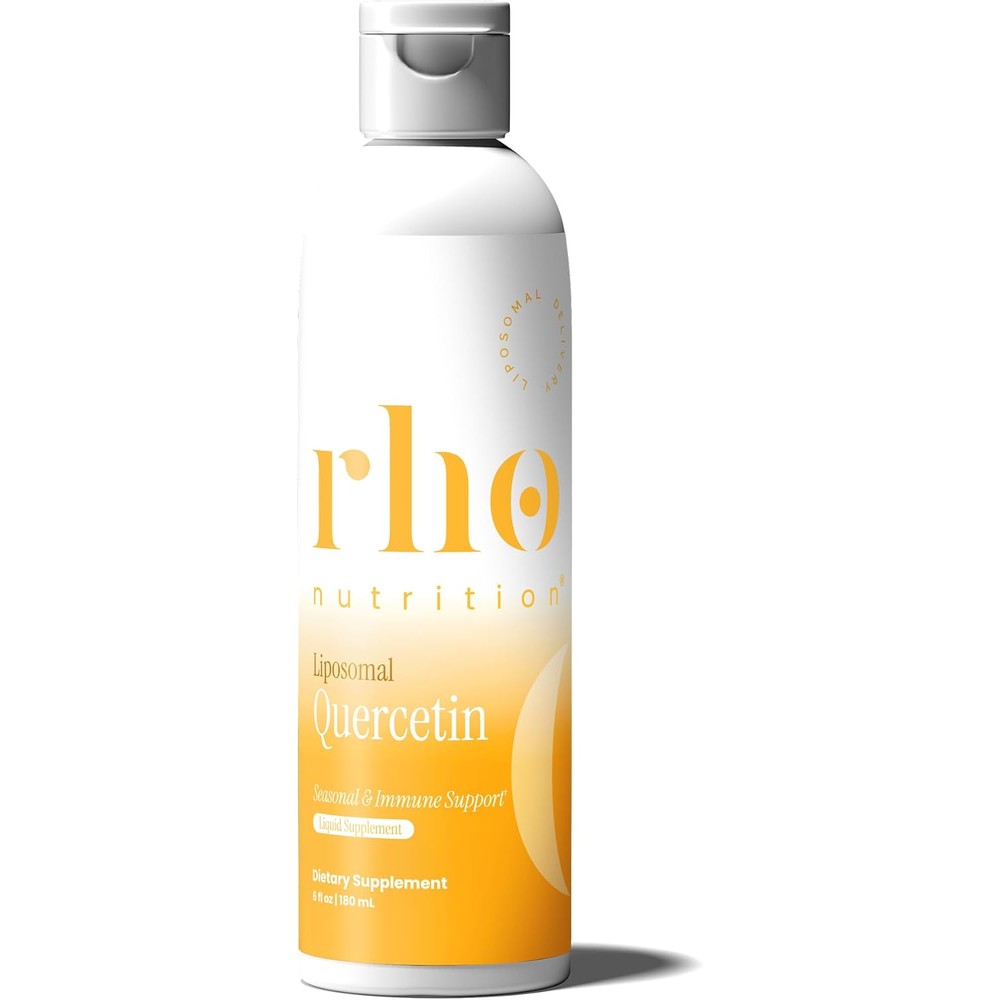 Rho Nutrition Liposomal Quercetin - Ultra High Absorption Liquid Quercetin Supplement - Seasonal and Immune Support