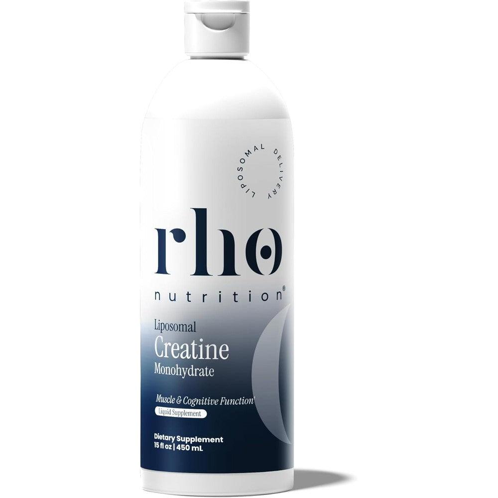 Rho Nutrition Liposomal Creatine Monohydrate - Ultra High Absorption Liquid Creatine Supplement - Promotes Lean Muscle Mass & Recovery, Supports Brain Function & Enhances Cellular Energy Production