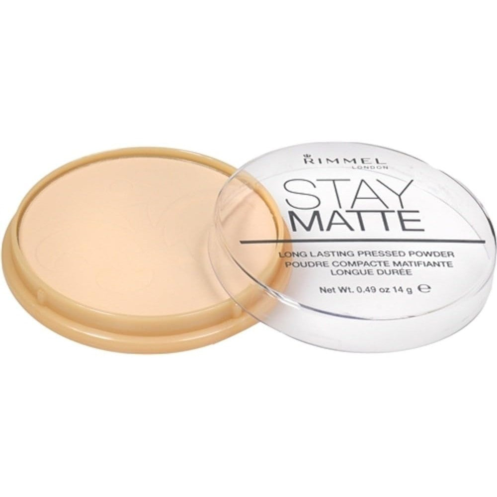 Rimmel Stay Matte Pressed Powder Transparent [001] 0.49 oz (Pack of 3)