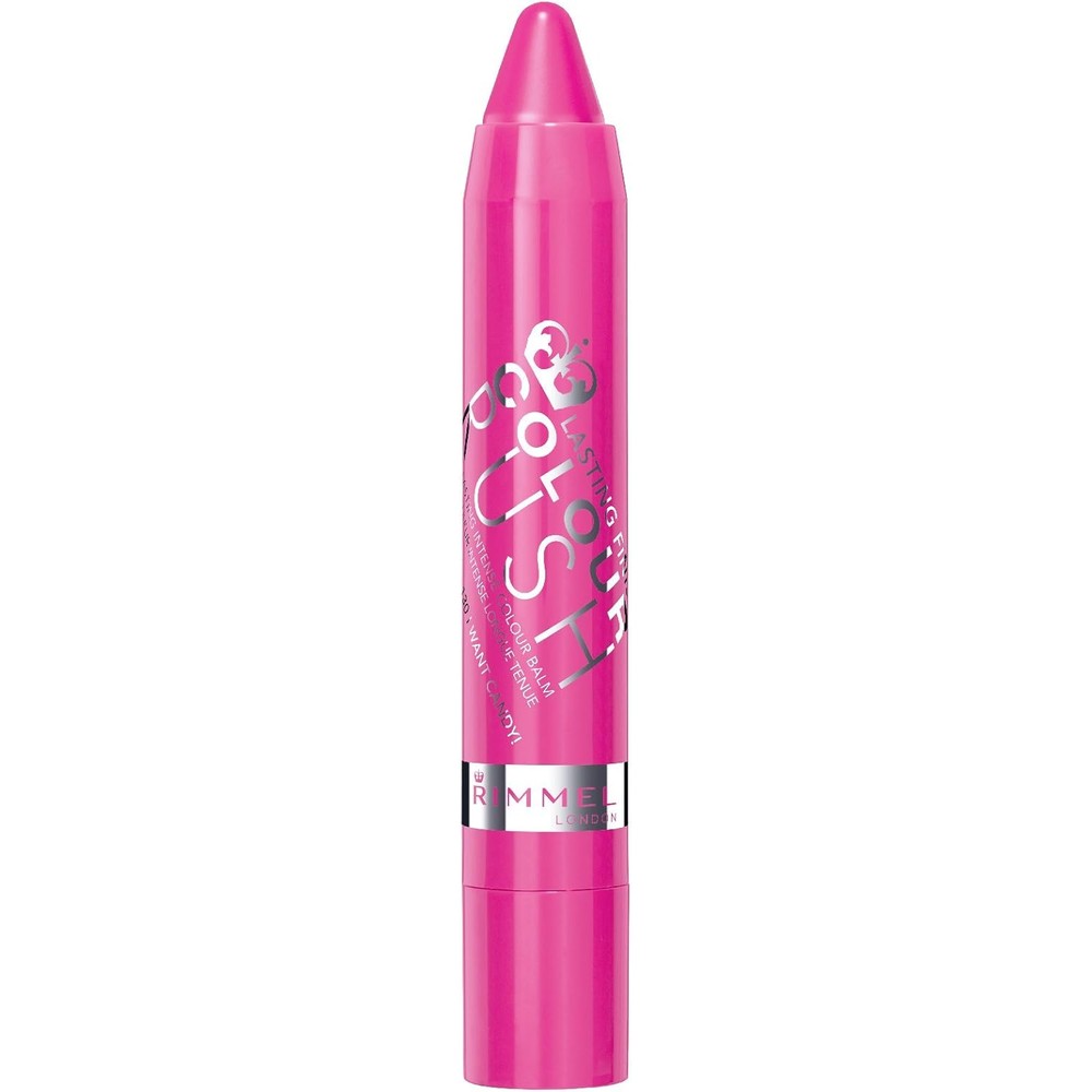 Rimmel Lasting Finish Colour Rush Lip Color Balm, I Want Candy!, 0.095 Fluid Ounce