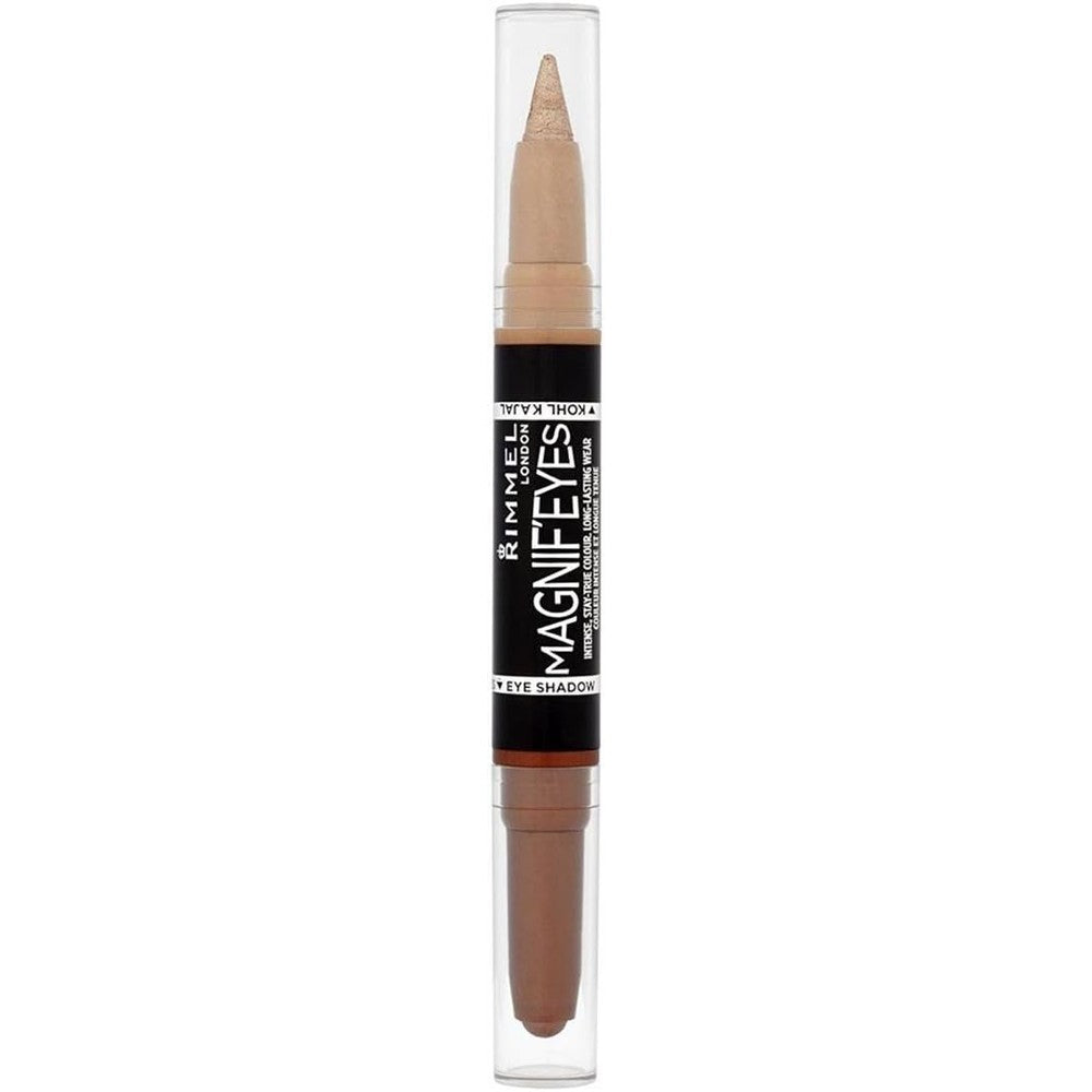 Rimmel Magnifeyes Double Ended Shadow and Eye Liner, Queens of The Bronzed Age, 0.025 Ounce