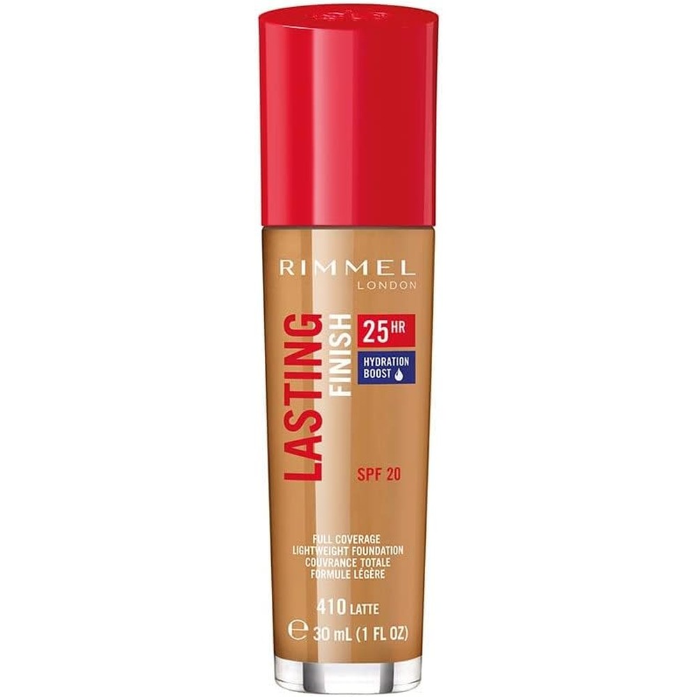 Rimmel Lasting Finish 25 HR Foundation - 410 Latte