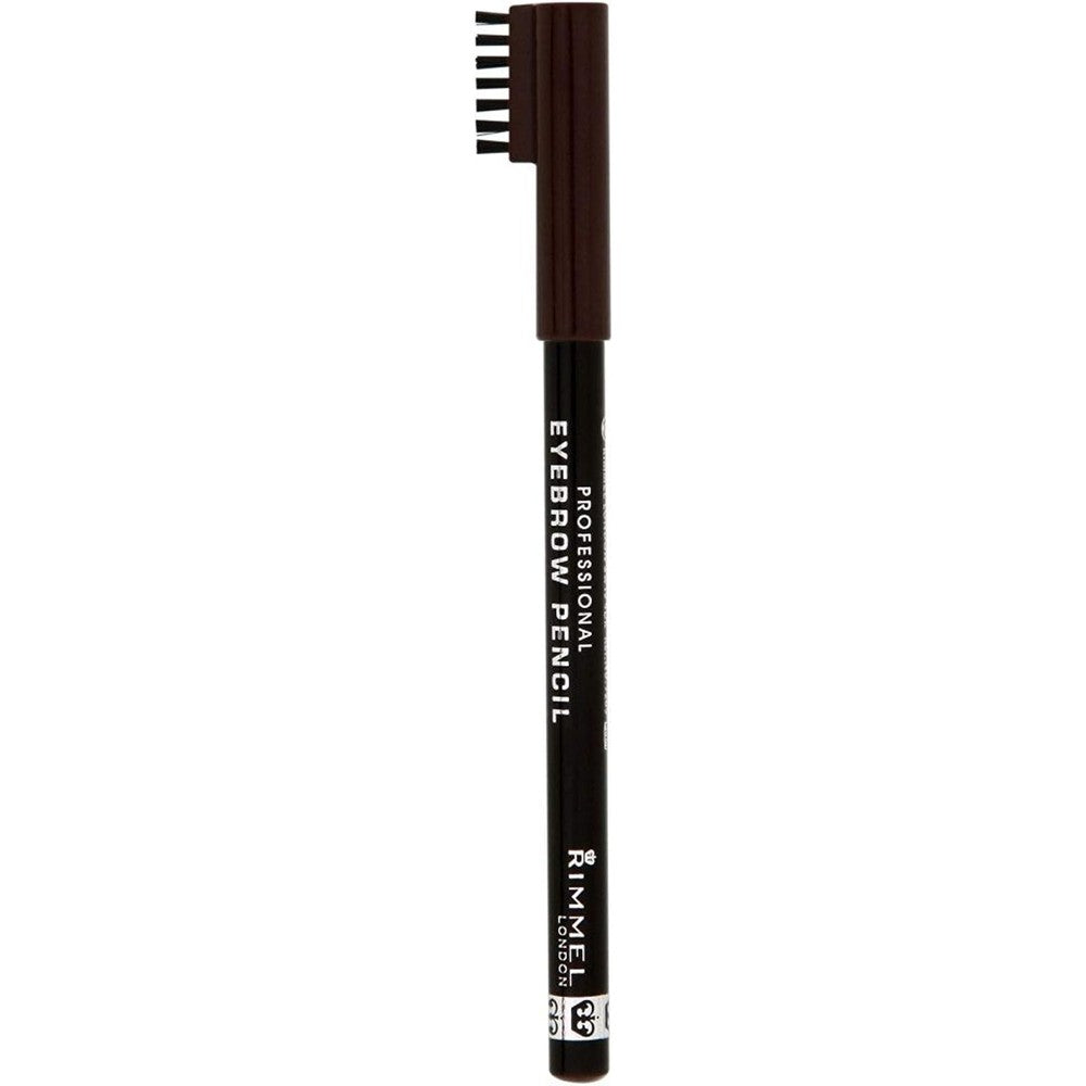 Rimmel Professional Eyebrow Pencil, Dark Brown 1 ea (Pack of 9)