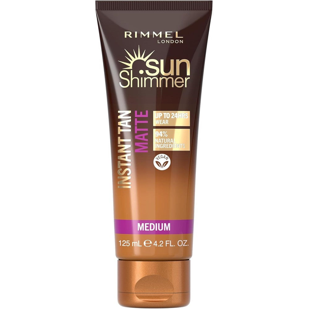 Rimmel Sunshimmer Water Resistant Instant Tan Wash Off Matte - Medium