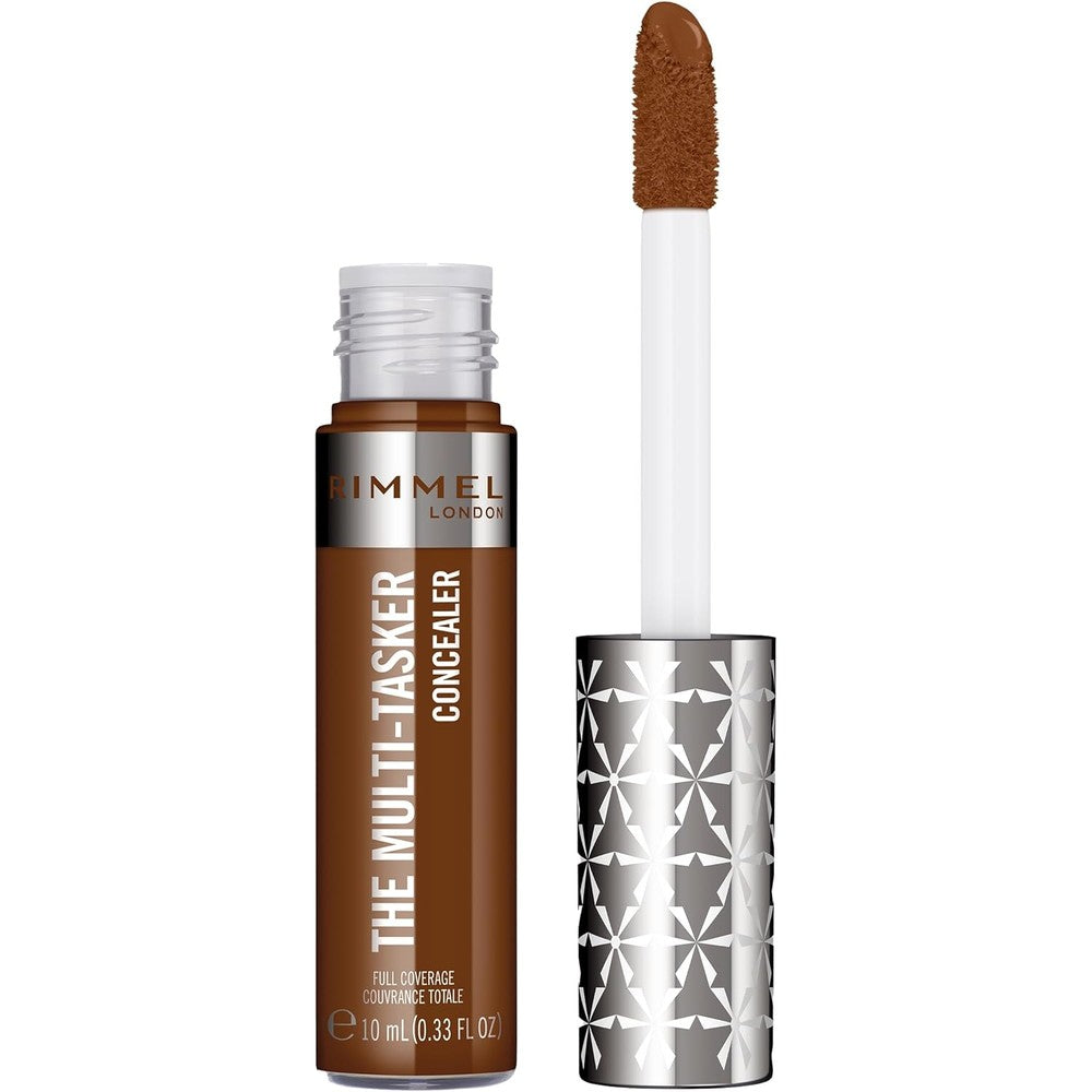 Rimmel London, Multi-Tasker Concealer, 120 Tiramisu, Crease-Proof, Transfer-Proof, Waterproof, Up To 24-Hour Wear, Vegan Formula, 0.33oz
