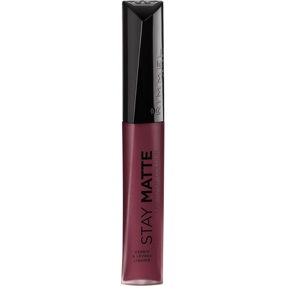Rimmel London Stay Matte Liquid Lip Color with Full Coverage Kiss-Proof Waterproof Matte Lipstick Formula that Lasts 12 Hours - 860 Trust You, .21oz